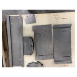 Steel plates. Solid steel bar.