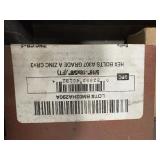 Steel tubes, bolts, steel angle bars, dowel pins, shelf brackets, u-shape brackets, figure-8 bracket