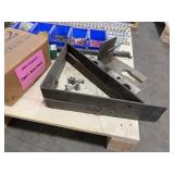Industrial rail with heavy-duty clips, corner brackets, screws, hex couplers, and more