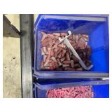 Industrial rail with heavy-duty clips, corner brackets, screws, hex couplers, and more