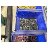 Industrial rail with heavy-duty clips, corner brackets, screws, hex couplers, and more