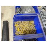 Industrial rail with heavy-duty clips, corner brackets, screws, hex couplers, and more