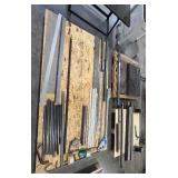 (3) pallets of metal pieces