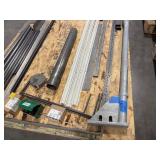 (3) pallets of metal pieces