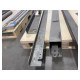 (3) pallets of metal pieces