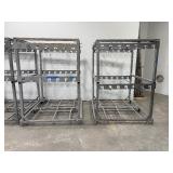 (2)Paint/Powder hanging racks. Both measure 55"L x 65" D x 82" H