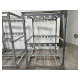 (2)Paint/Powder hanging racks. Both measure 55"L x 65" D x 82" H