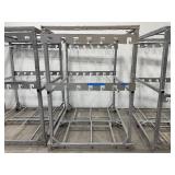 (2)Paint/Powder hanging racks. Both measure 55"L x 65" D x 82" H