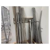 (2)Paint/Powder hanging racks. Both measure 55"L x 65" D x 82" H