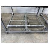 (2) Paint/Powder hanging racks. Both measure 55"L x 65" D x 82"