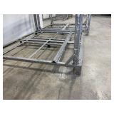 (2) Paint/Powder hanging racks. Both measure 55"L x 65" D x 82"