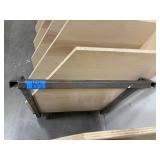 Rolling cart with wood dividers L 75” x H 42” x D 30”