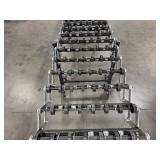 Expanding conveyer system 295” long when fully expanded