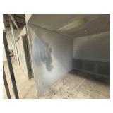 Ventilated Spray Booth, has lighting. Come equipped to disassemble.