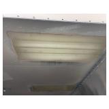 Ventilated Spray Booth, has lighting. Come equipped to disassemble.