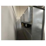 Ventilated Spray Booth, has lighting. Come equipped to disassemble.