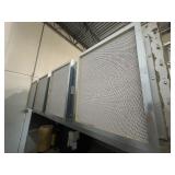 Ventilated Spray Booth, has lighting. Come equipped to disassemble.