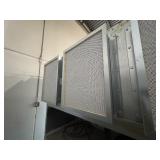 Ventilated Spray Booth, has lighting. Come equipped to disassemble.