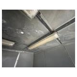 Ventilated Spray Booth, has lighting. Come equipped to disassemble.