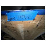 8’ x 19” mobile cart / stand. 34” x 20” mobile workbench with lower open storage.