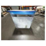 8’ x 19” mobile cart / stand. 34” x 20” mobile workbench with lower open storage.