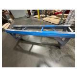 8’ x 19” mobile cart / stand. 34” x 20” mobile workbench with lower open storage.