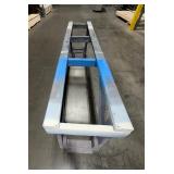 8’ x 19” mobile cart / stand. 34” x 20” mobile workbench with lower open storage.