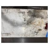 Mobile workbench with adjustable side slats Measures 43" x 24". Wilton vice grip