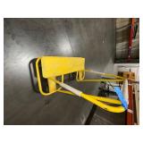 Mobile yellow transport cart. 4
