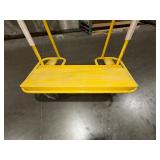 Mobile yellow transport cart. 4
