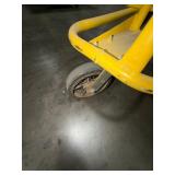 Mobile yellow transport cart. 4