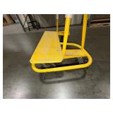Mobile yellow transport cart. 4