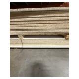 (28) White melamine laminate ¾” 4