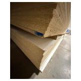 (28) White melamine laminate ¾” 4