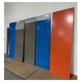 (6) Retail Display components for a shoe display, Wall panels 3