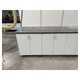 211” x 26” cabinets with counter top