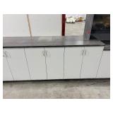 211” x 26” cabinets with counter top