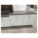 211” x 26” cabinets with counter top