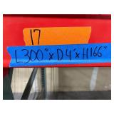 Pallet Racking 300" L x 48" D x 166" H