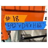 Pallet Racking 592" L x 48" D x 166" H