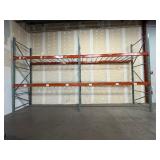 Pallet racking, 297"L x 48D x 166H