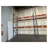 Pallet racking, 297"L x 48D x 166H