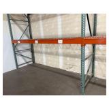 Pallet racking, 297"L x 48D x 166H