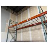Pallet racking, 297"L x 48D x 166H