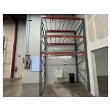 Pallet racking, 102" L x 48D x 166H