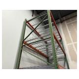 Pallet racking, 102" L x 48D x 166H