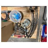 Leaf springs, cable wench, cold packs, stick electrode holder, grout trowels, gas springs, cable