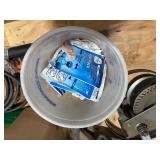 Leaf springs, cable wench, cold packs, stick electrode holder, grout trowels, gas springs, cable