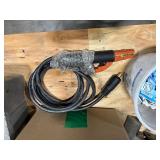 Leaf springs, cable wench, cold packs, stick electrode holder, grout trowels, gas springs, cable