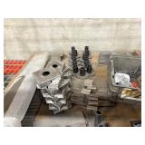 (6) Retail Display components for a shoe display, Wall panels 3